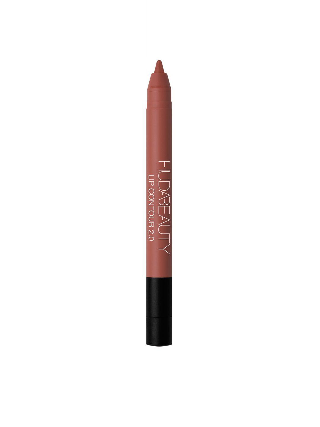 huda beauty lip contour 2.0 automatic matte lip pencil mini - pinky brown
