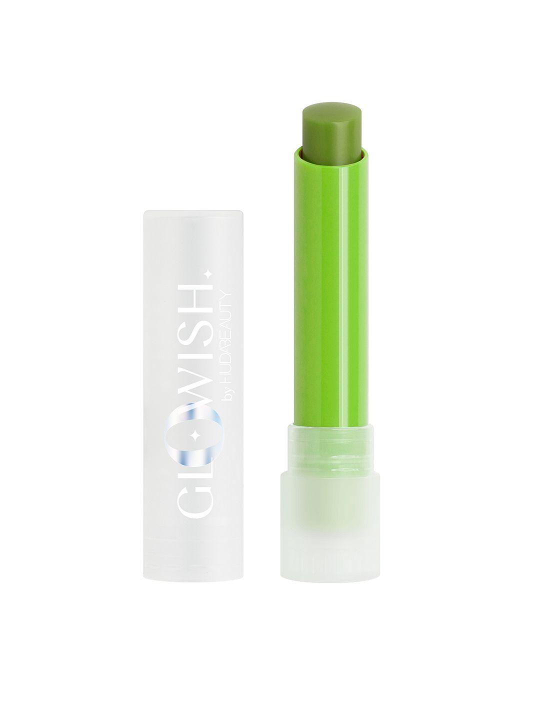 huda beauty glowish super jelly lip balm - matcha