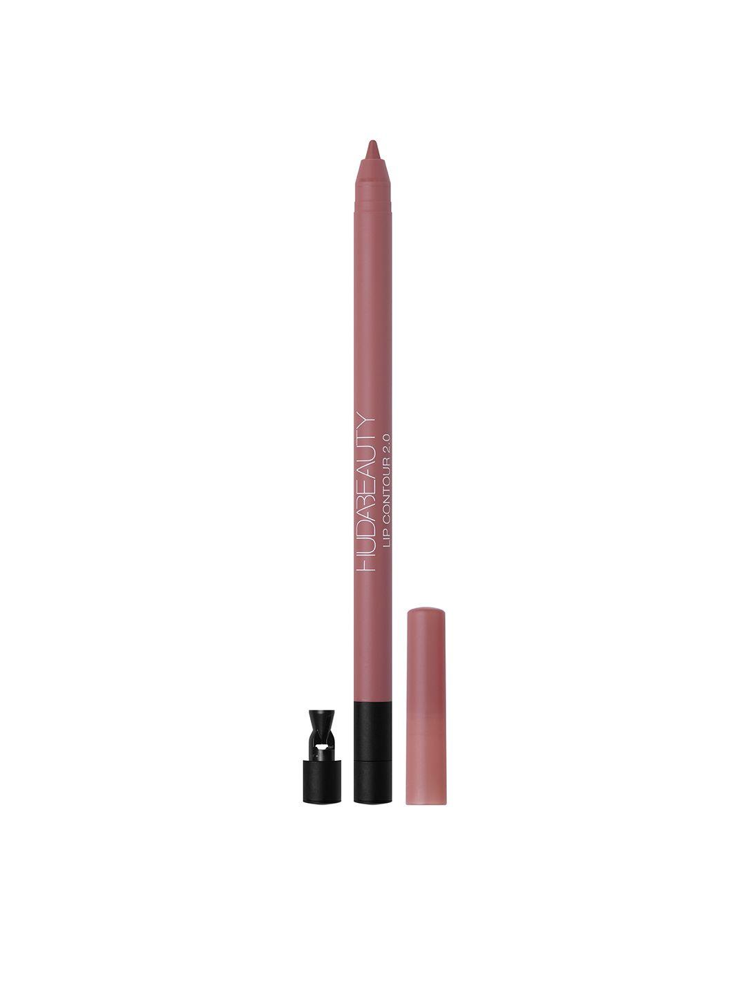 huda beauty lip contour 2.0 automatic matte long lasting lip pencil - muted pink
