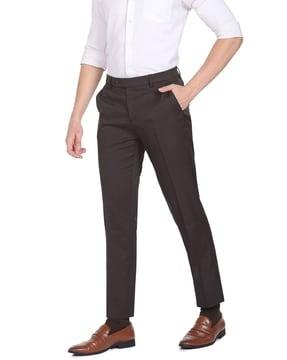 hudson flat-front trousers
