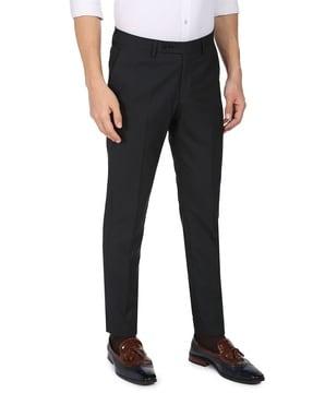 hudson flat-front trousers