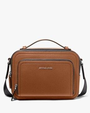 hudson pebbled leather crossbody bag