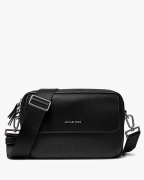 hudson pebbled leather crossbody bag