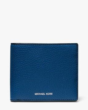 hudson pebbled leather slim billfold wallet