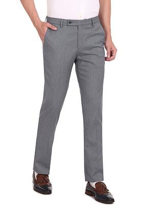 hudson tailored fit mid rise trousers