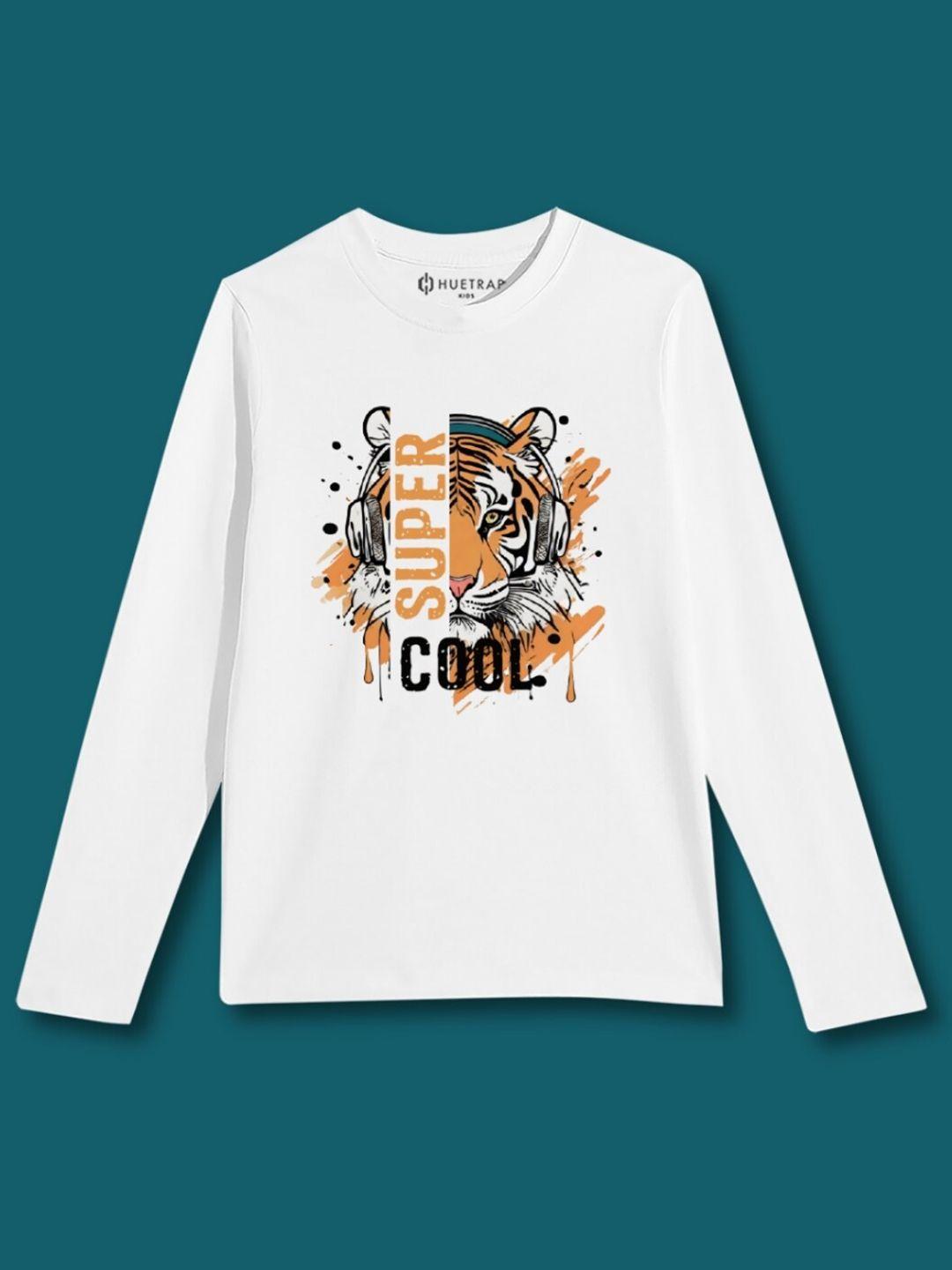 huetrap boys printed applique t-shirt