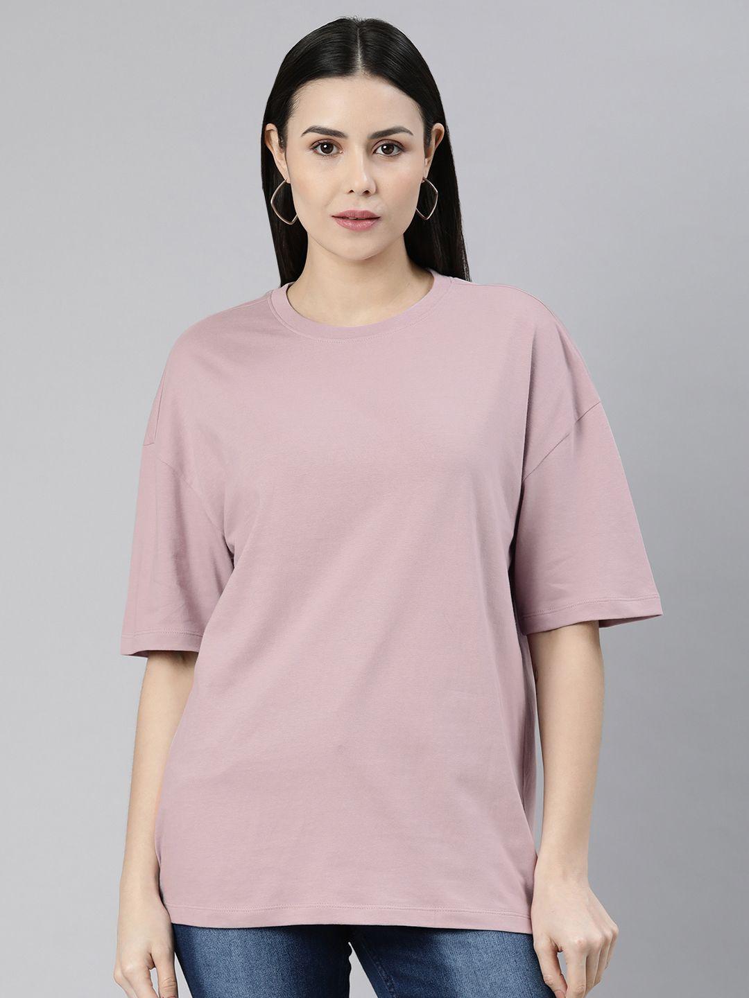 huetrap drop-shoulder sleeves longline longline boxy t-shirt