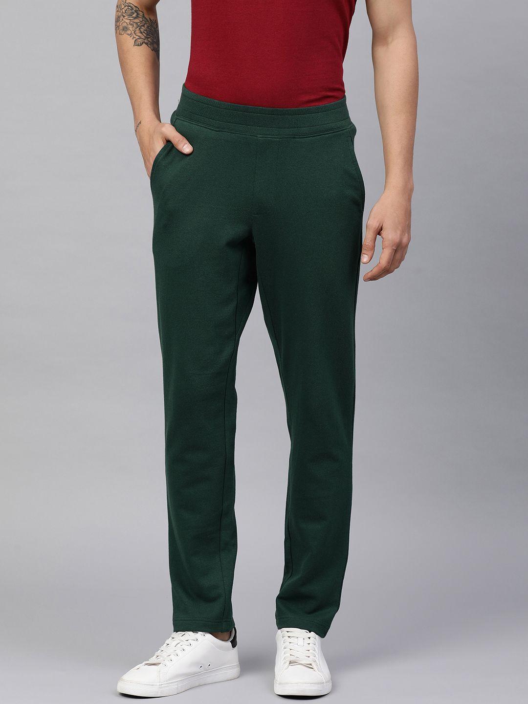 huetrap men solid track pants