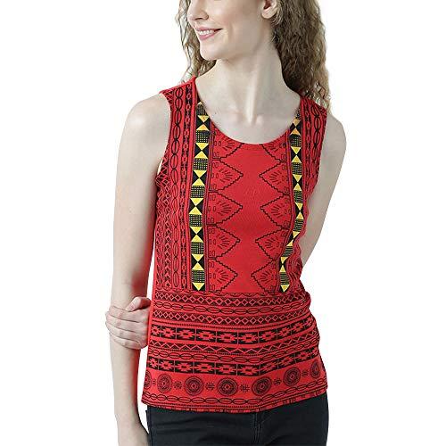 huetrap womens aztec print delight sleeveless tank top