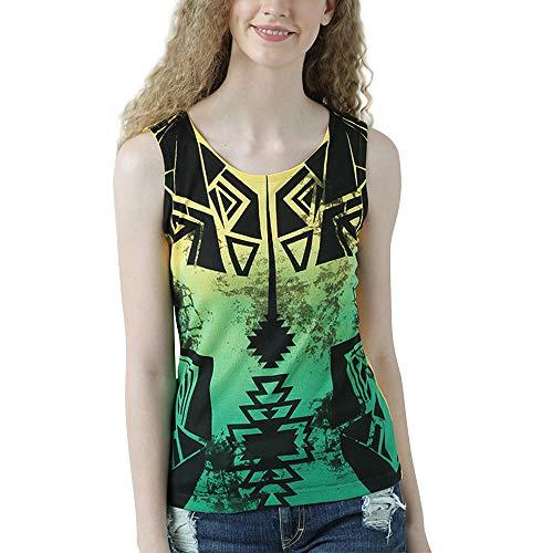 huetrap womens tribal prints unite sleeveless tank top