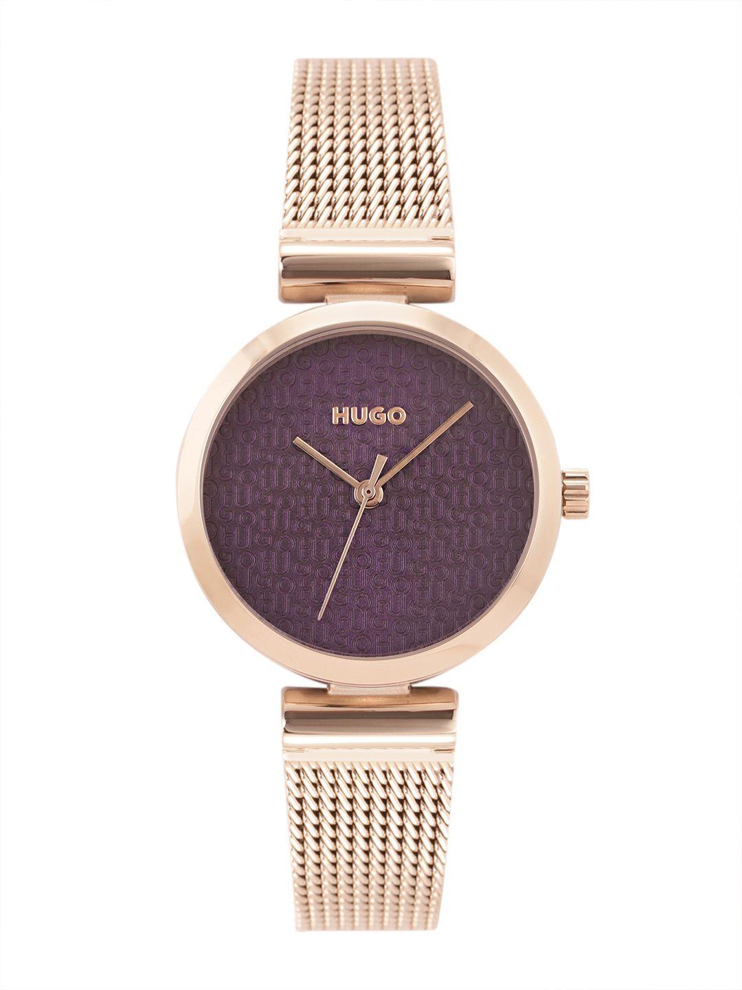 hugo boss women sweet patterned analogue watch 1540128
