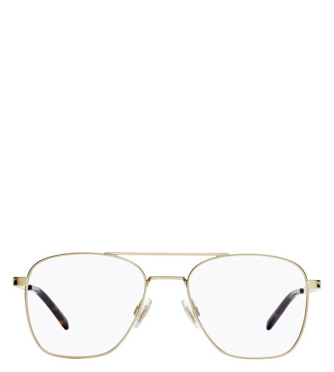 hugo 102317j5g5519 gold aviator eye frames for men