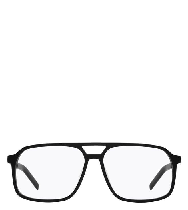 hugo 103303oit5714 black aviator eye frames for men