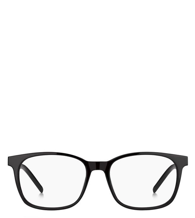 hugo 1046478075417 black rectangular eye frames for women