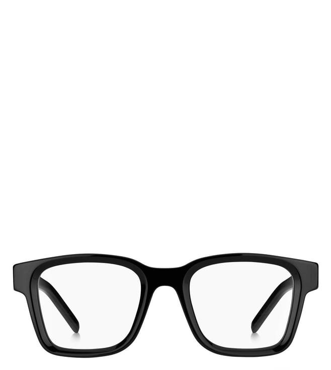 hugo 1052548074921 black rectangular eye frames for men