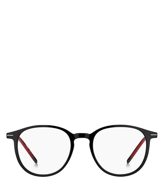 hugo 1066118074817 black round eye frames for men