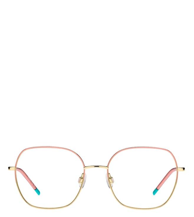 hugo 108416eyr5418 pink oval eye frames for women