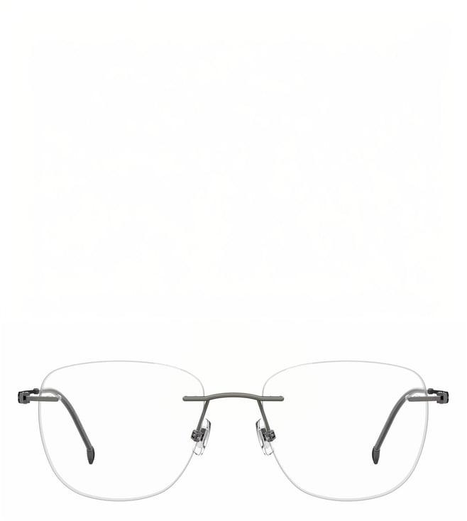 hugo boss 1266/c grey square eyewear frames for men