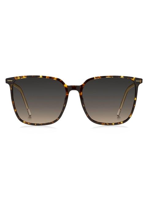 hugo boss brown square sunglasses for women