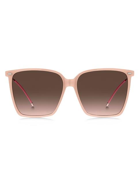 hugo boss brown square sunglasses for women