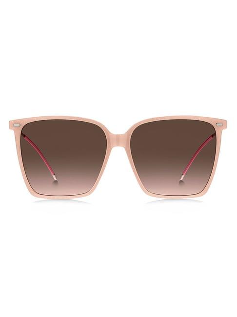 hugo boss brown square sunglasses for women