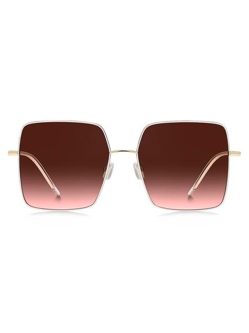 hugo boss brown square sunglasses for women