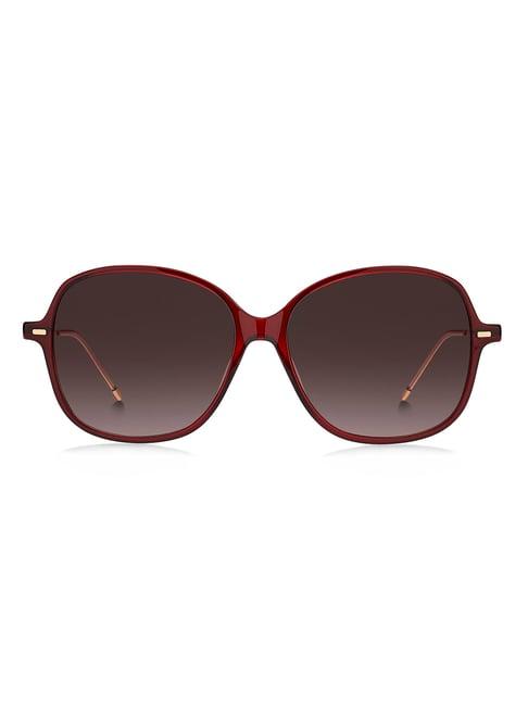 hugo boss brown square sunglasses for women