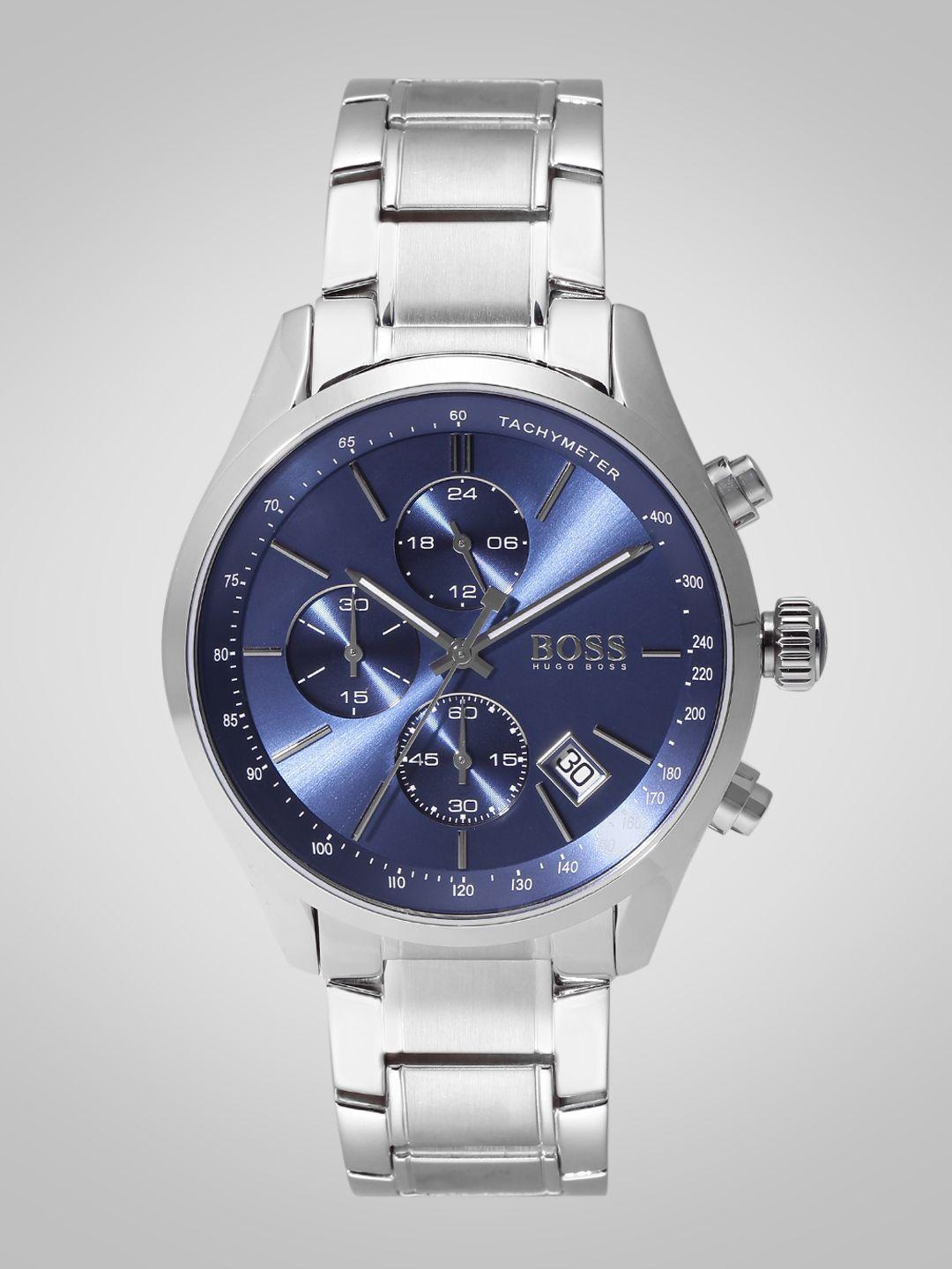 hugo boss contemporary sport men blue analogue watch 1513478