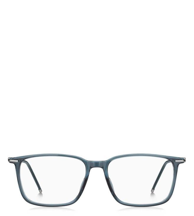 hugo boss ihb200bu53 blue square eyewear frames for men