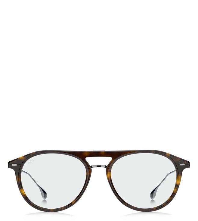 hugo boss ihb207br53 havana aviator eyewear frames for men