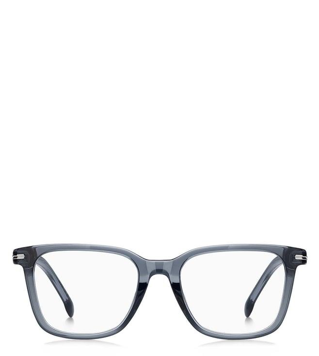 hugo boss ihb272bu52 blue square eyewear frames for men