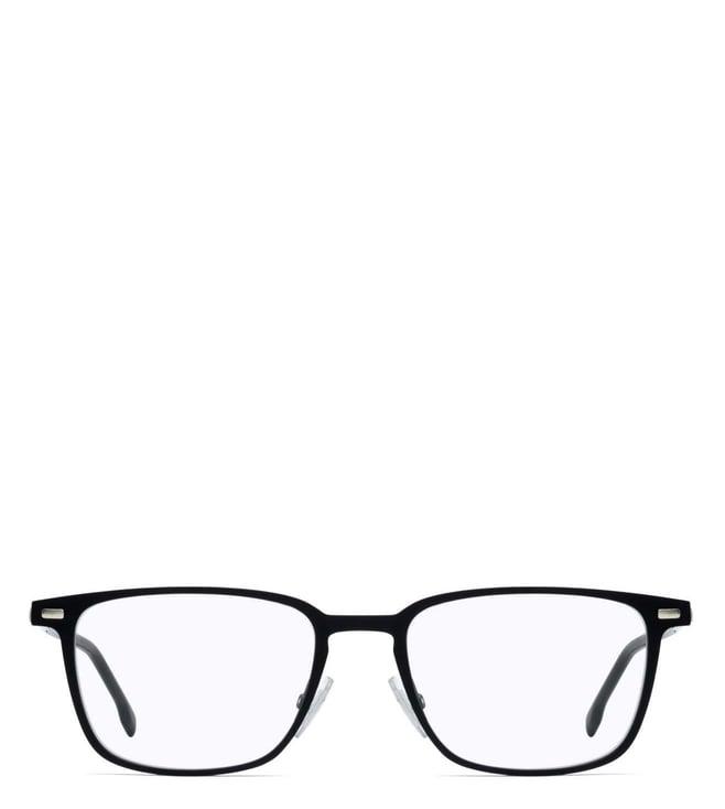 hugo boss ihb68mb52 black square eyewear frames for men