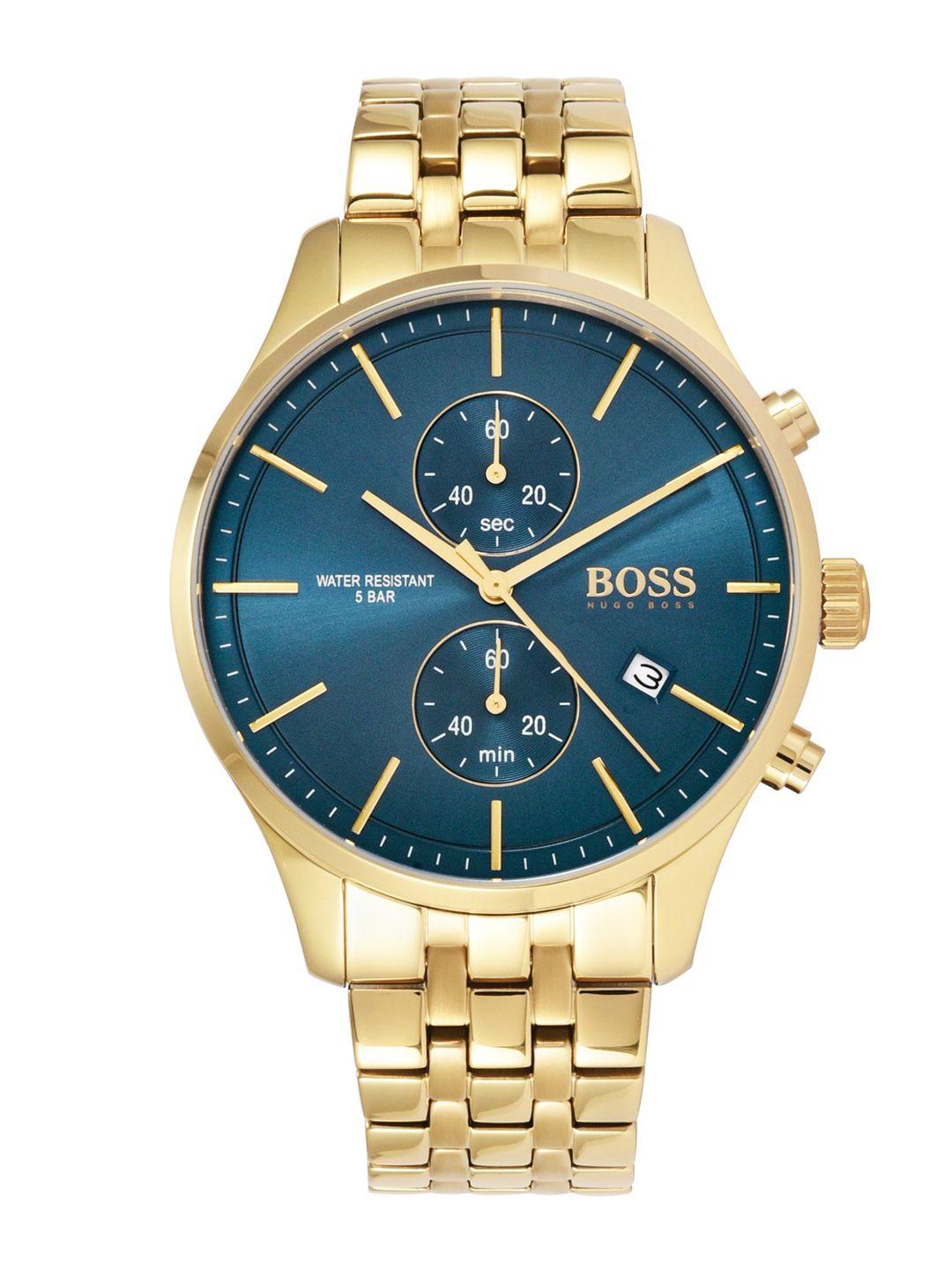 hugo boss men blue analogue watch 1513841