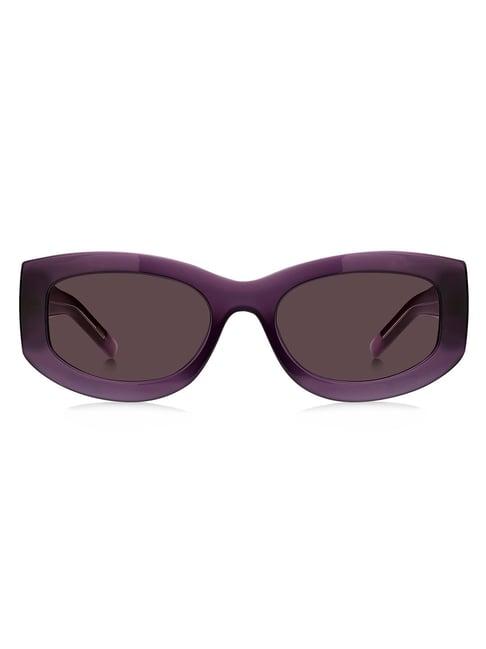 hugo boss purple cat eye sunglasses for women