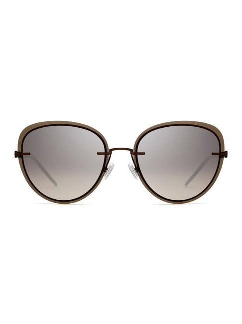 hugo boss silver cat eye sunglasses for women