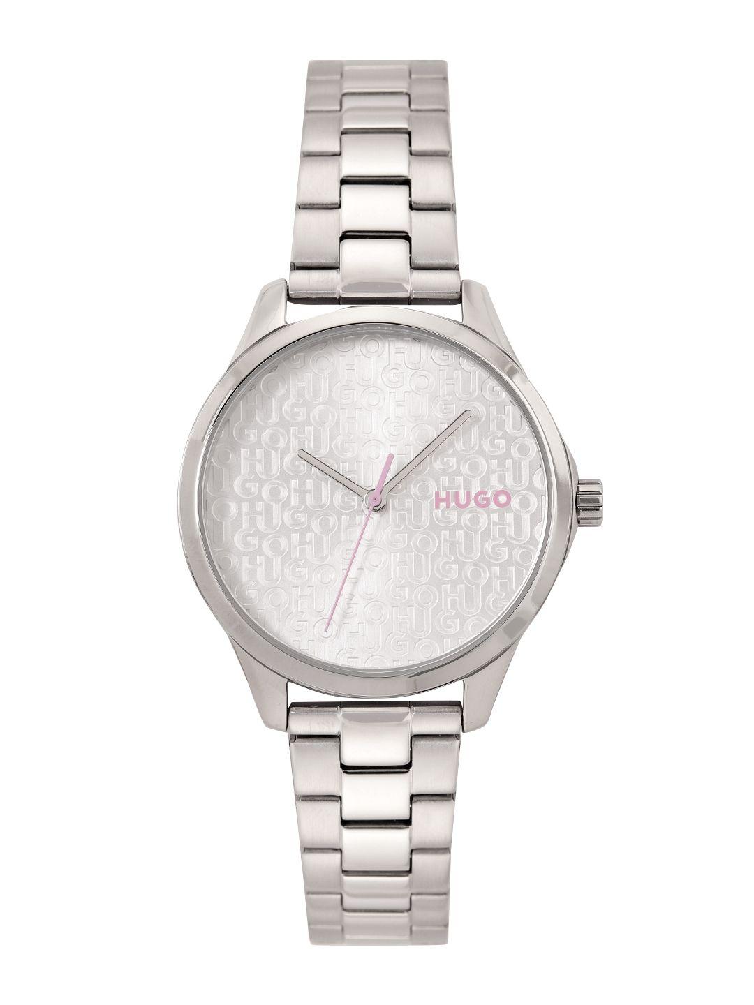 hugo boss women show patterened analogue watch 1540155