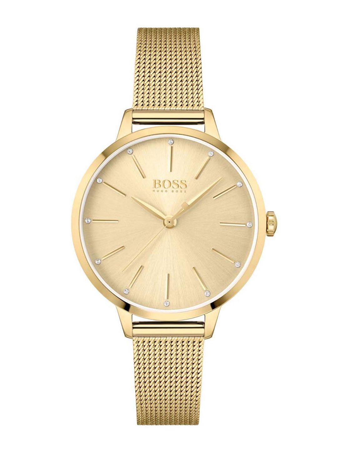 hugo boss women symphony analogue watch