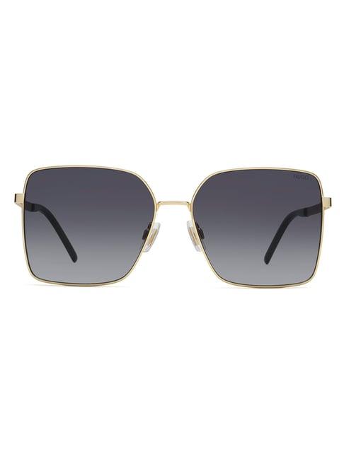 hugo grey square sunglasses for women