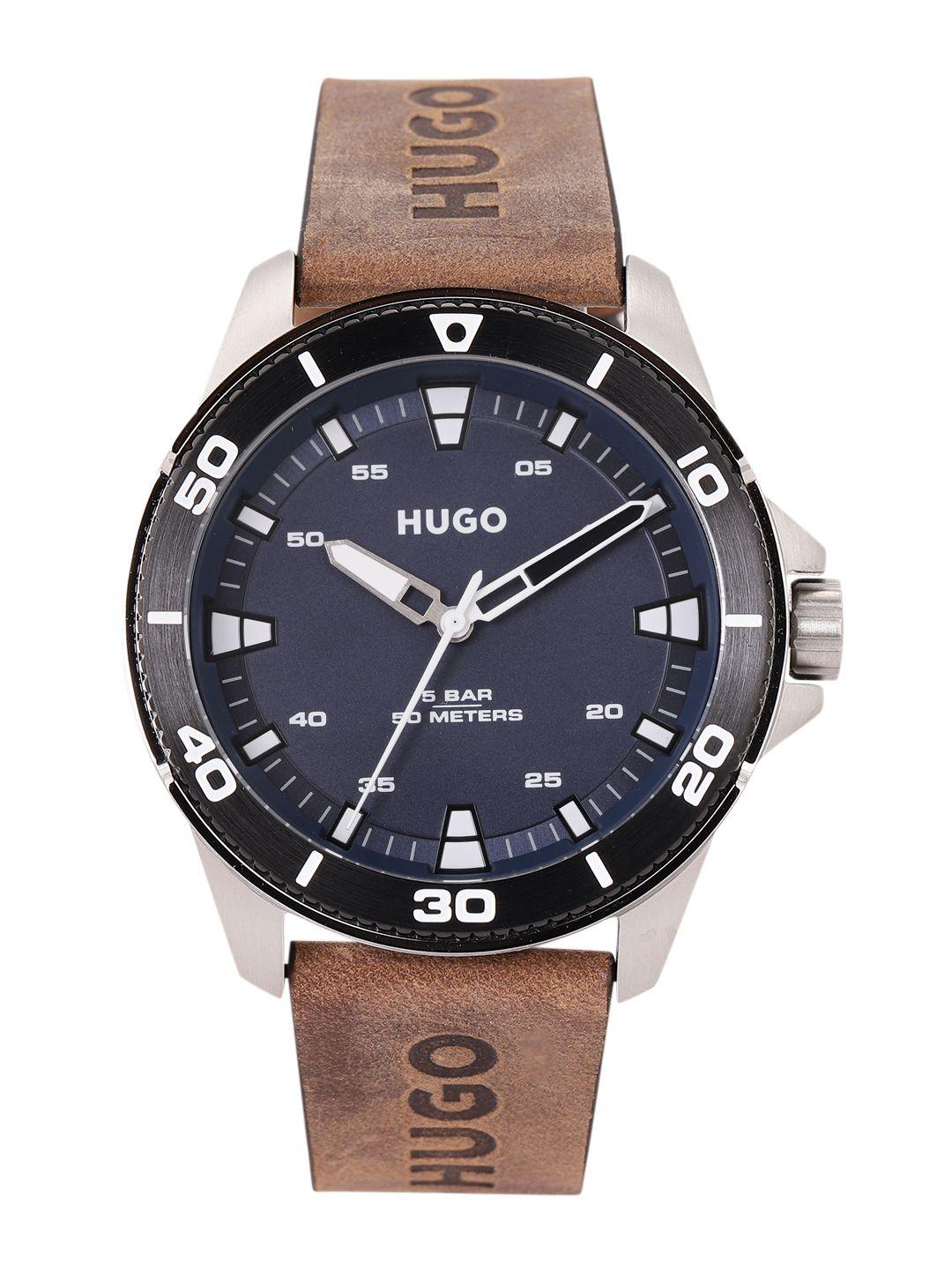 hugo men blue streetdiver analogue watch 1530220