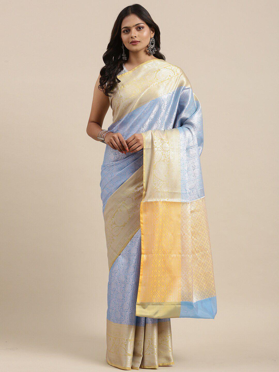 humairah paisley woven design zari banarasi saree