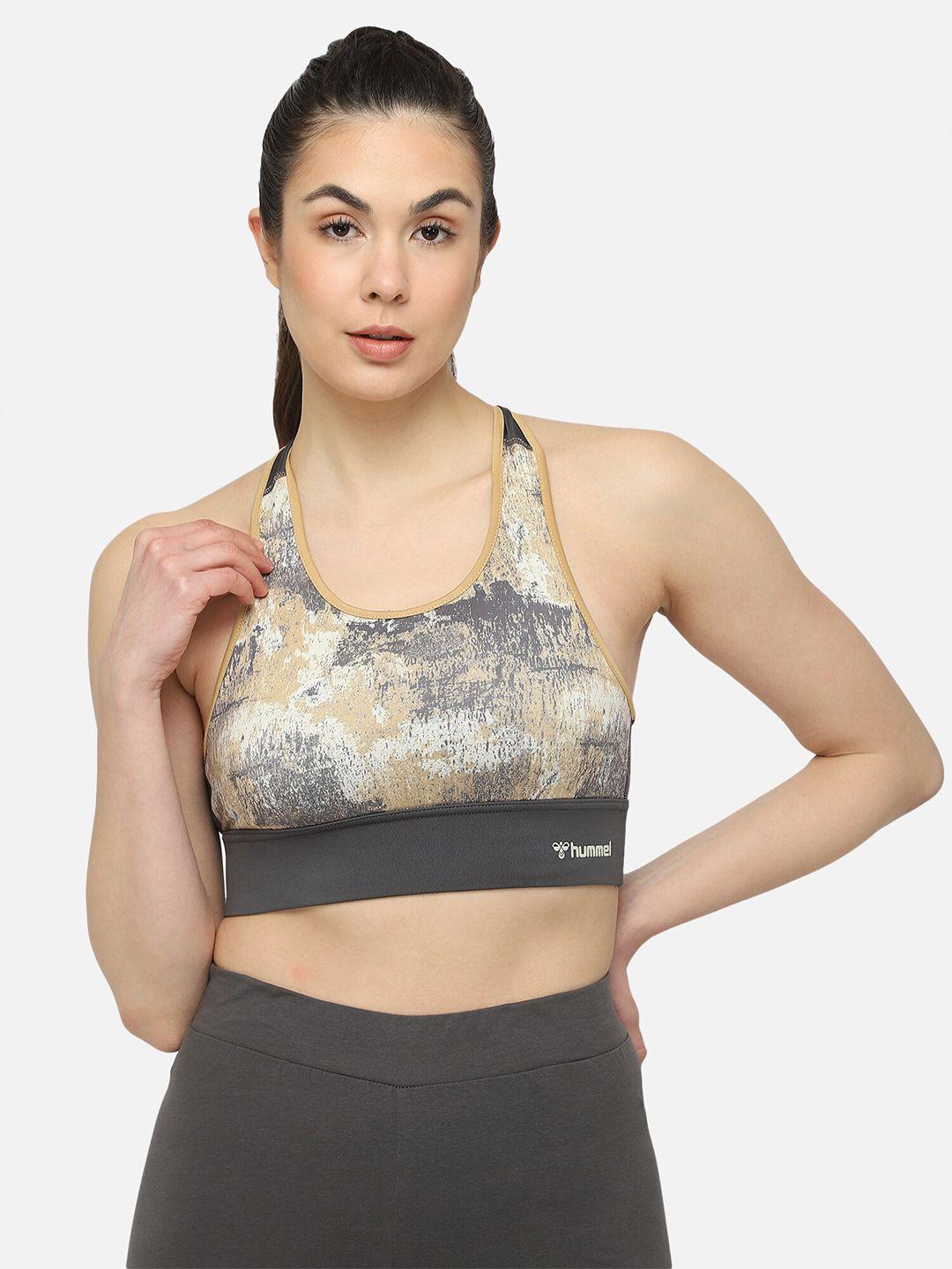 hummel abstract lightly padded & non-wired bra