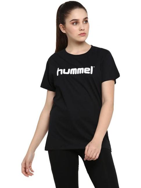 hummel black graphic print t-shirt