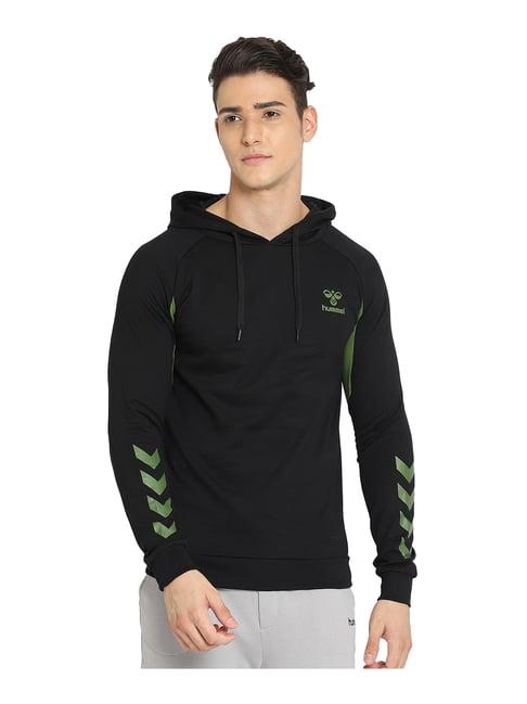 hummel black hooded sweatshirt