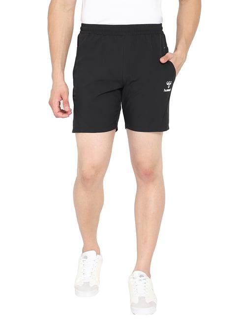 hummel black polyester shorts