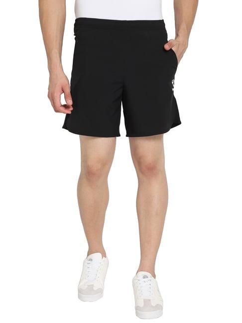 hummel black polyester shorts