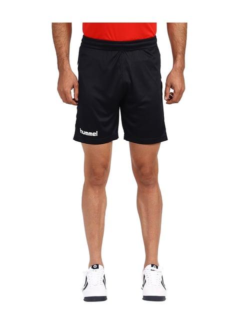 hummel black regular fit shorts