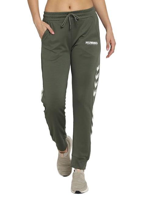 hummel green graphic print joggers