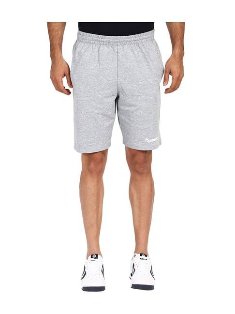 hummel grey regular fit shorts