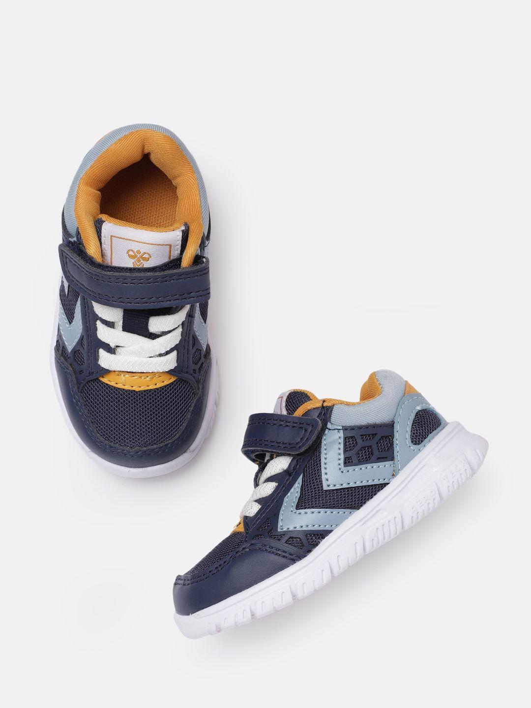 hummel infant boys navy blue crosslite woven design sneakers