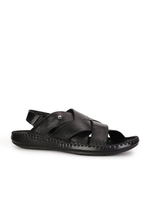 hush puppies by bata men's black fisherman sandals